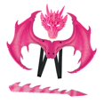 thumbnail image 4 of Conjuntos de alas de cola de dinosaurio, juguetes de dragón, ropa de Halloween, decoración, cosplay, dragón Rojo, 4 of 7