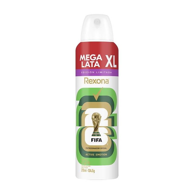 Desodorante Antitranspirante Aerosol Rexona Active Emotion de 210 ml