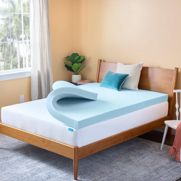 Cubierta para Colchón Linenspa Twin XL 10 cm Espuma Viscoelástica con Gel