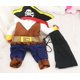thumbnail image 4 of Disfraz de mascota, divertido y adorable perro, gato, pirata, para Halloween, disfraz, ropa de fiesta para perro y sombrero., 4 of 5