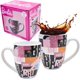 thumbnail image 1 of Taza Cerámica Grande Multicolor con Diseño Collage Vintage de Barbie y sus Amigas 500 ml Ambient 21, 1 of 6