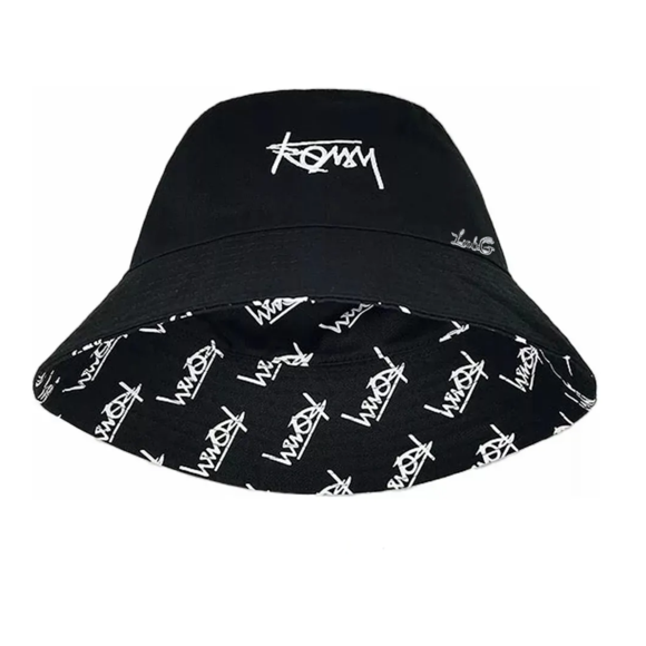 Sombrero Para Sol Unisex diseño de letras Lab.G, Negro