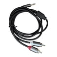 thumbnail image 4 of Cable de audio estéreo de 3,5 mm a doble RCA, cable divisor, cable auxiliar AUX 1M, 4 of 9
