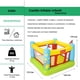 thumbnail image 2 of Castillo Brincolín Bestway Infantil Inflable Fisher Price Con Malla + Bomba de Aire, 2 of 8