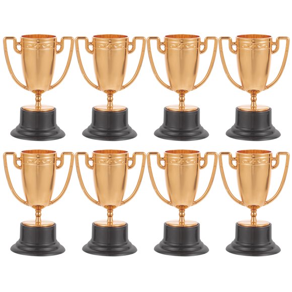 8pcs para niños trofeos de juegos mini modelo de trofeo trofeo adorno de trofeo decoraciones