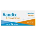 thumbnail image 1 of Vandix Amoxicilina 500 mg 12 cápsulas, 1 of 4