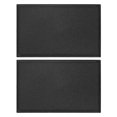 thumbnail image 1 of Uxcell 2-Pack Parche en Blanco de Bandera Negra Sólida, Parches Bordados Rectangulares de 3.1" x 2" Color Puro para Banderas de DIY para Ropa, 1 of 1