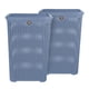 thumbnail image 1 of Kit 2 Cestos de Plástico La Ardilla Con Tapa para Ropa Tipo Rattan (Azul), 1 of 4