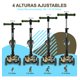 thumbnail image 4 of Scooter de 3 Ruedas Hurtle para Niños y Niñas 1 Año en Adelante, Patin del Diablo, Luces LED en las Ruedas, Manillar Ajustable y Asiento Plegable, Modo Sentado o de Pie con Freno, Camuflado, 4 of 7