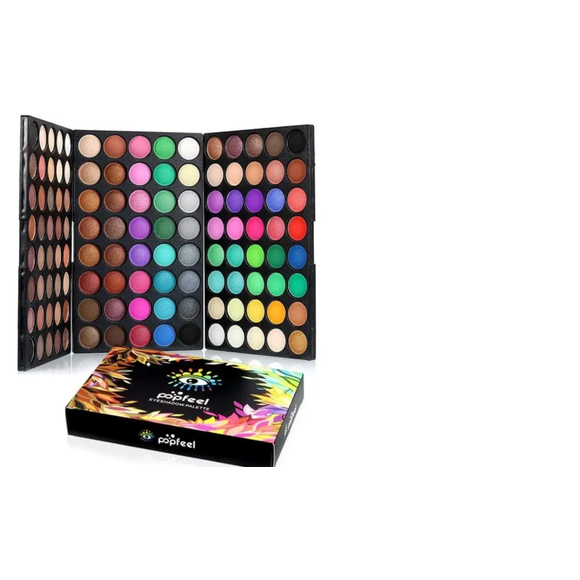 Kit de Sombra de Ojos Malubero Profesional 120 Colores Maquillaje Malu382