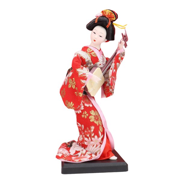 Muñeca geisha japonesa étnica, figura coleccionable, estilo vintage, colección artesanal. Estilo H