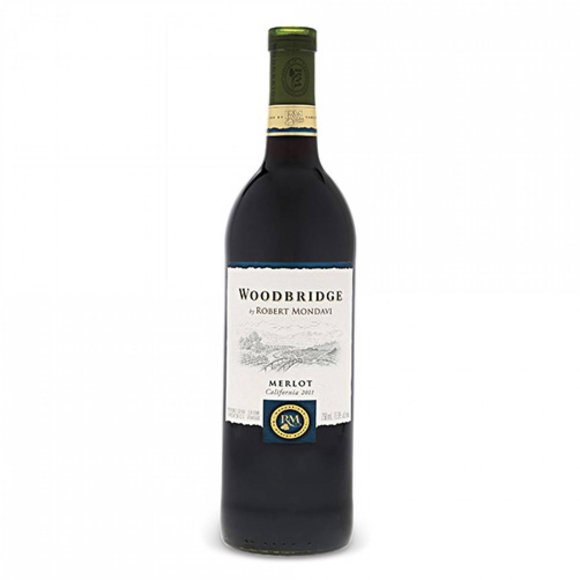 Pack de 4 Vino Tinto Robert Mondavi Woodbridge Merlot 750 ml