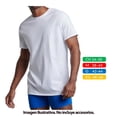 thumbnail image 2 of Playera Fruit of the Loom para Hombre, Cuello Redondo, Algodón Sustentable Blanca 3 Piezas, Talla G, 2 of 4