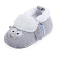 thumbnail image 3 of Recién Nacido, Lindo Animal, Bebé, , Antideslizantes, Niño, , , Prewalker, Zapatillas - Gris, 13cm, 3 of 7