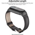 thumbnail image 4 of Correa De Cuero Con Acero Inoxidable Unisex Para Smart Watch Xiaomi Compatible Con Mi Band 6 / 5 / 4 / 7, 4 of 5