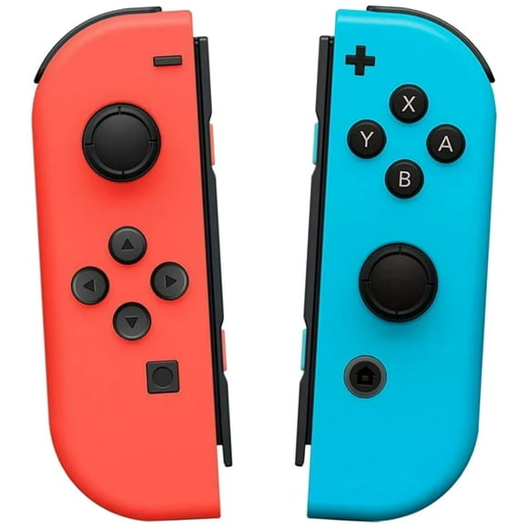 Controlador JoyPad para Nintendo Switch Rojo y Azul - Compatible, Vibración Dual y Control de Movimiento