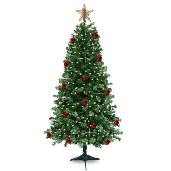 Árbol De Navidad Frondoso Artificial 2.10m Verde EsoQuiero.