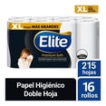 thumbnail image 1 of Papel higiénico Elite Premium Soft 16 rollo XL con 215 hojas dobles c/u, 1 of 4