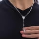 thumbnail image 2 of Rosario de plata Ley 925 con Bola diamantada de 65 cm Imperial Jewelry, 2 of 7