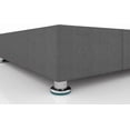 thumbnail image 3 of Dormez zzz Base Box de Madera en Tapiz linato Oxford Gris Queen size para Cama Queen, 3 of 4