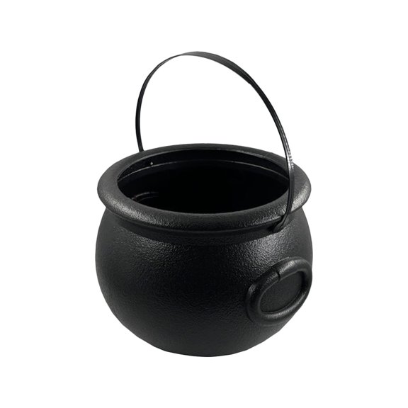 Amzcrzy Caja De Almacenamiento De Adornos, Olla De Bruja De Halloween, Cubo De Plástico Con Forma De Llama, Caldero, Cubo De Dulces De Halloween, Estante Para Dulces, Tarro, Cubo, Decoraciones, Conte
