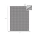 thumbnail image 4 of Cobertor Providencia Bondeado Microcapitonado 160 cm x 210 cm Gris, 4 of 4