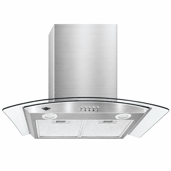 Campana Extractora Gutstark Home de Acero Inoxidable y Vidrio 600mm 900 m3/h