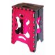 thumbnail image 1 of Banco Plegable Grande Portatil Plastico Soporta 120kg 1pz Acabado De La Estructura Mate Color Fucsia, 1 of 8