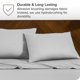 thumbnail image 5 of Juego de fundas de almohada Bare Home Premium 1800 cierre tipo sobre estándar gris nube 2 unidades, 5 of 6