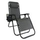 thumbnail image 1 of Silla Camastro CJR Reclinable Gravedad 0 Plegable Jardin Playa gris oscuro, 1 of 9