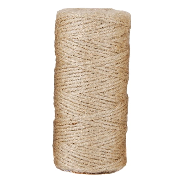 Cuerda de yute, cuerda de cáñamo, decoración de 2mm, cuerda de yute de 7874 ", cuerda para embalaje, cuadro colgante, poste rascador para gatos,
