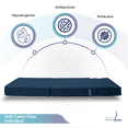 thumbnail image 4 of Sofa CAMA Plegable MEMORY FOAM HOME individual Azul Marino, 4 of 9