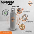 thumbnail image 2 of Cilindro 20kg Kit Premium Con Regulador+manguera Reforzada, 2 of 6