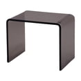 thumbnail image 1 of Mesa auxiliar de acrílico Mesa de centro de acrílico Taburete de paso Mesa auxiliar transparente Mesa auxiliar de acrílico Gris, 1 of 9