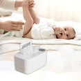 thumbnail image 1 of Calentador de toallitas húmedas para bebés | Calentador de toallitas húmedas para bebés ABS inteligente portátil | Control de temperatura | Gran capacidad para 150 toallitas | Calefacción envolvente, 1 of 7