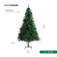 thumbnail image 3 of Árbol Pino de Navidad 1.80 m Artificial con Soporte de Metal 800 Ramas Frondoso Decoración Navideña, 3 of 7