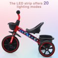 thumbnail image 2 of Triciclo Youthkkee para niños de 2 a 5 años con luz LED, 2 of 6