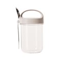 thumbnail image 4 of Avena nocturna en vaso Vaso de yogur para llevar para el desayuno Vegetal gris, 4 of 9