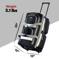 thumbnail image 2 of Olympia U.S.A. 22 inch Carry On 8 Pockets Wheeled Rolling Duffel Bag Water Resistant Luggage Lightweight Travel Suitcase with Retractable Handle, 2 of 9
