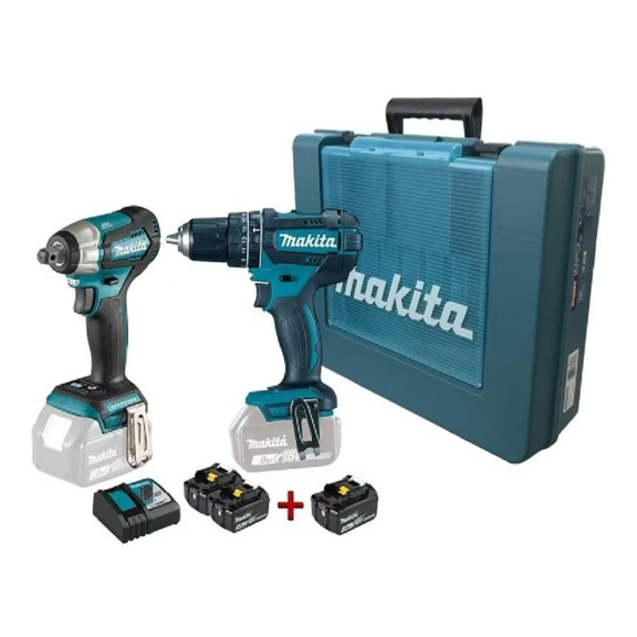 Combo Rotomartillo Y Atornillador MAKITA DLX2501S