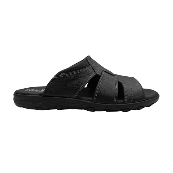Sandalias de piel 20 HORAS Color Negro Para Caballero Modelo 406