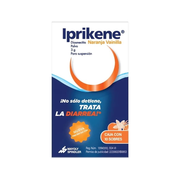 Iprikene 3 g polvo para suspensión, 10 sobres