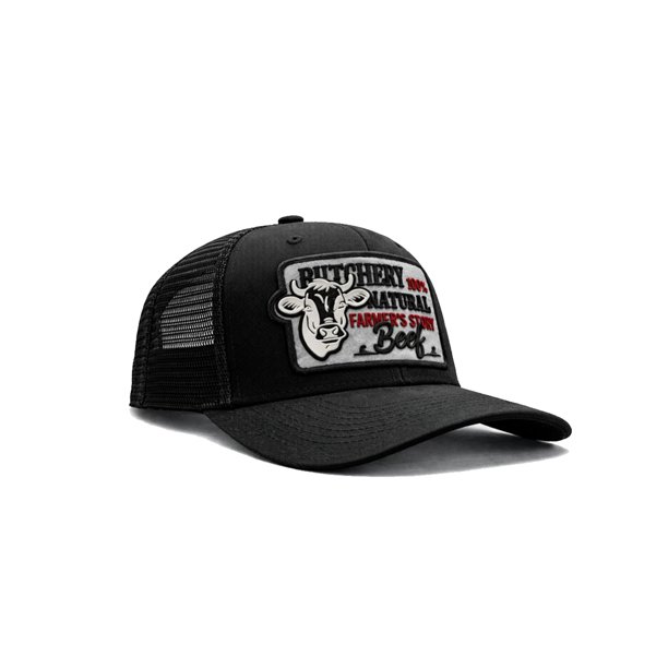 KNITE Gorra Farmer Beef Blue Trucker Hombre Ajustable Estilo Rancho Ganado Agro