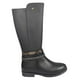 thumbnail image 2 of Bota alta coqueta niña negro sintetico 92907a, 2 of 4