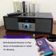thumbnail image 4 of Sistema estéreo Bluetooth WISCENT Vintage Micro HiFi Reproductor de CD, 4 of 7