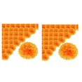 thumbnail image 1 of Flores de Caléndula de 3.9 Pulgadas Flor Artificial del Día de Los Muertos 100 Piezas Cabeza de Flores de Caléndula Falsa para Hacer Guirnaldas de Caléndula, 1 of 1