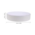 thumbnail image 2 of KAKOWELY Modern White Round Plastic Ceiling Light Shade Flush Mount Cover for Kitchen and Hallway, 2 of 8