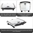 thumbnail image 3 of Sandwichera Panini Press IMUSA de acero inoxidable 30x25 cm, 3 of 9