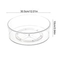 thumbnail image 3 of Ohmyroo Decorative Wood Grain Rotating Tray, Stylish Multi-Purpose Organizer for Countertops, Holds Frequently Used Cooking Oils, Vinegars, and Seasoning Blends, 3 of 6