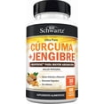 thumbnail image 1 of Suplemento de cúrcuma y jengibre BioSchwartz 1000mg 60 cápsulas, 1 of 9